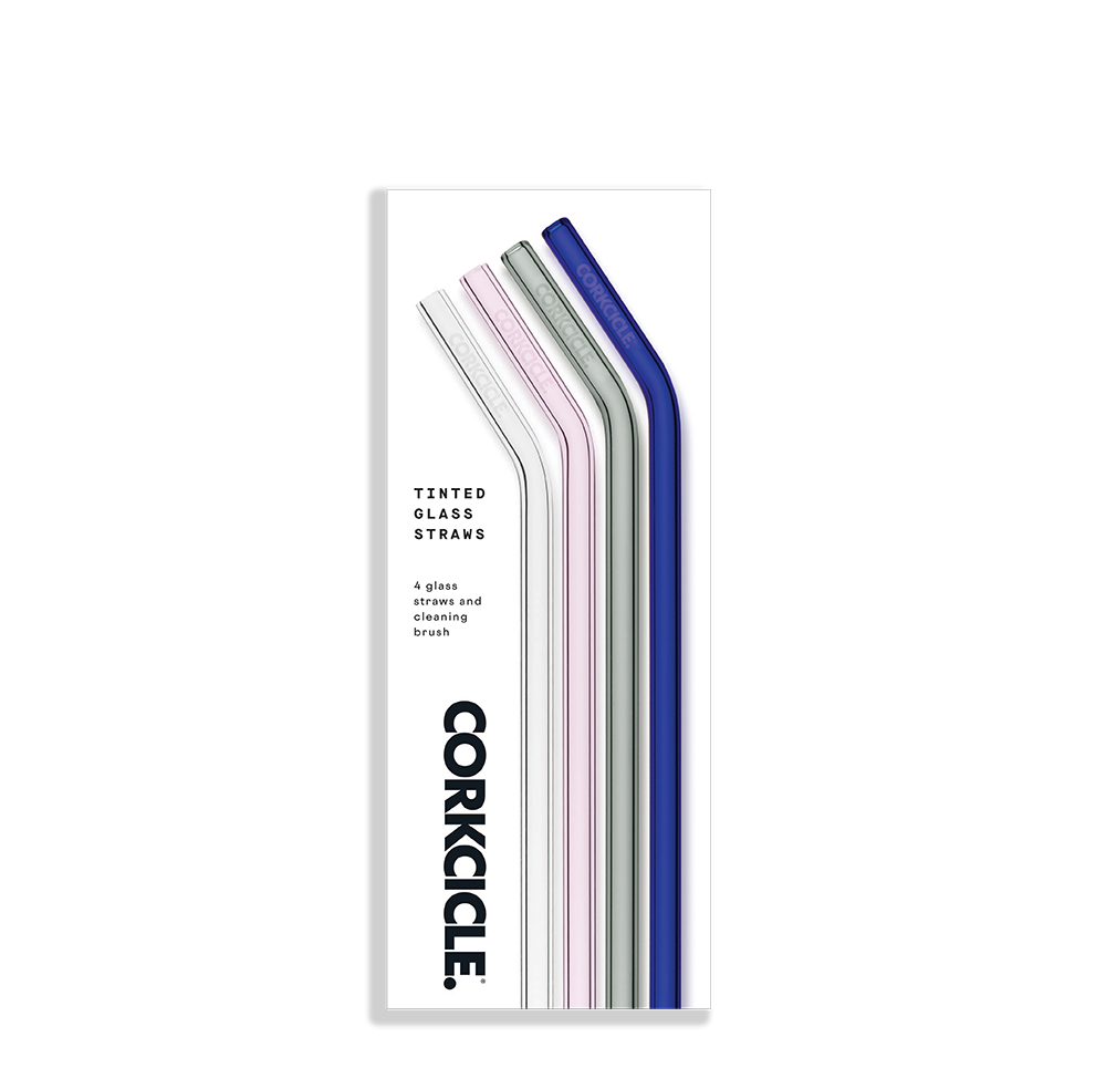Glass Straw Set - Modern Clean Pack Carry