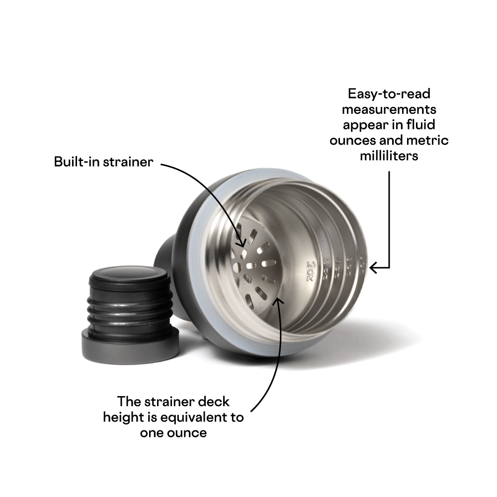Cocktail Shaker Lid - Travel Outdoor Choice Fit